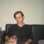 Ирлан Хугаев со своим котом